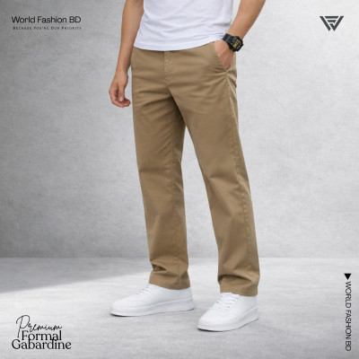 4 POCKET FORMAL CHINOS-[PREMIUM BROWN]