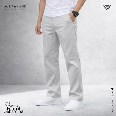 4 POCKET FORMAL CHINOS-[PREMIUM OFF-WHITE]