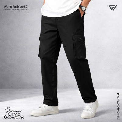 6 POCKET CARGO CHINOS - [PREMIUM BLACK]