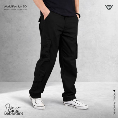 8 POCKET CARGO JOGGERS - [PREMIUM BLACK]