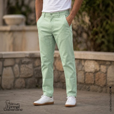 4 POCKET FORMAL CHINOS-[PREMIUM MINT]