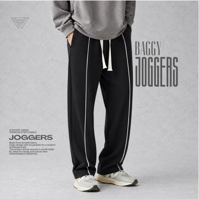 PREMIUM COTTON BAGGY TROUSER - [1-STEP]