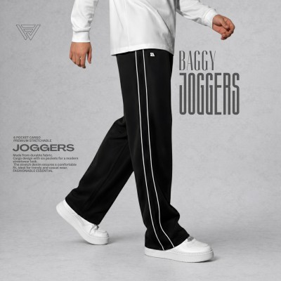 PREMIUM COTTON BAGGY TROUSER - [PIPINE-1]