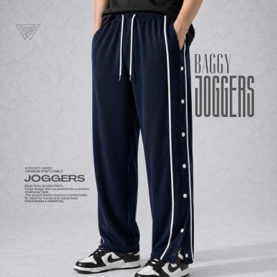 PREMIUM BAGGY TROUSER - 7 BUTTON NAVY