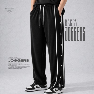 PREMIUM BAGGY TROUSER - 7 BUTTON BLACK