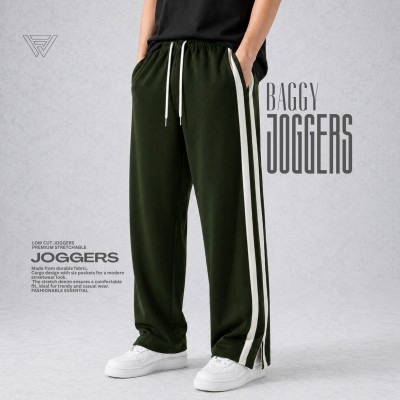 PREMIUM BAGGY TROUSER - LOW CUT OLIVE