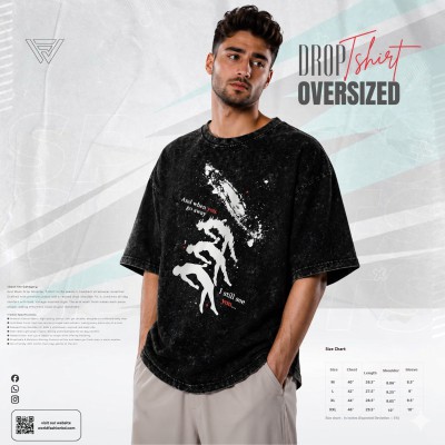 Acid Wash - Most Trendy Drop Shoulder T Shirt | WF-102