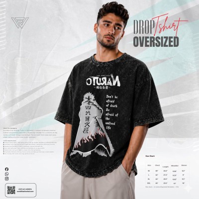 Acid Wash - Most Trendy Drop Shoulder T Shirt | WF-105