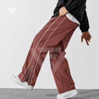 Urban Zip Wide-Leg Track Pant – Chocolate Coffee