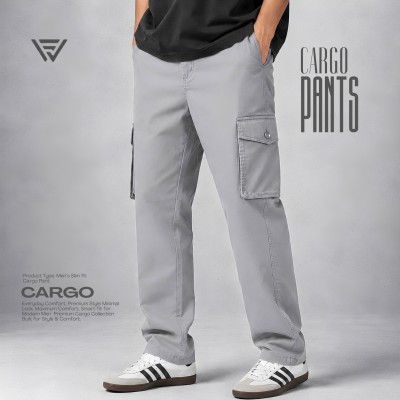 6 POCKET CARGO CHINOS - [PREMIUM LIGHT ASH]