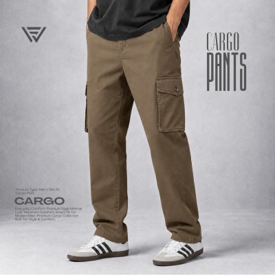 6 POCKET CARGO CHINOS - [PREMIUM DEEP BROWN]