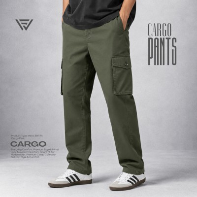 6 POCKET CARGO CHINOS-[PREMIUM OLIVE]