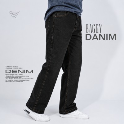 4 POCKET BAGGY NON STITCH - DEEP ASH