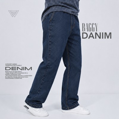 4 POCKET BAGGY NON STITCH - DEEP BLUE