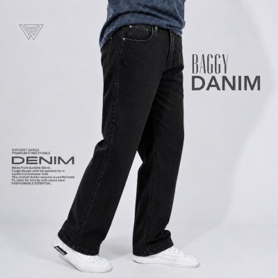 4 POCKET BAGGY NON STITCH - BLACK