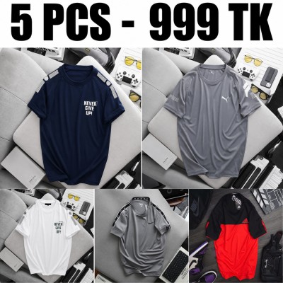 Mash Fabric Sports T-Shirt Combo