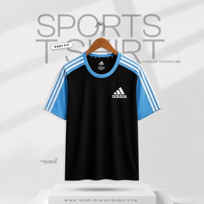 Adi*das Sleeve Contrast [Sky & Black]