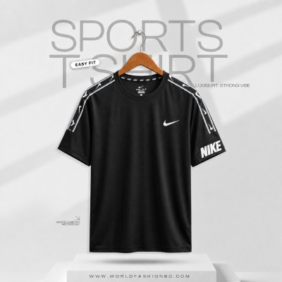 Ni*ke Sleeve Print [Black]