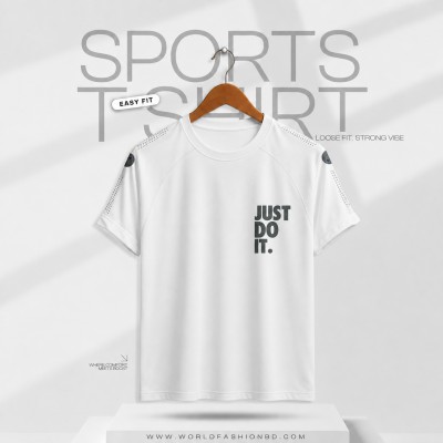 Sports t-shirt - Just Do It [White]