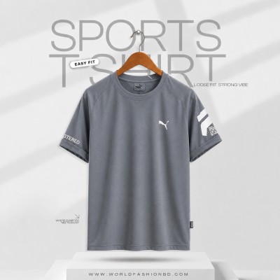 Sports t-shirt - Pu*ma [Ash]