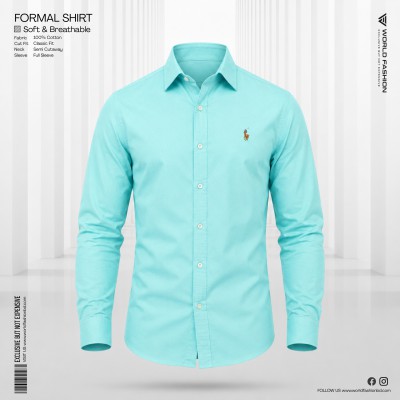 Men’s Cotton Exclusive Formal Shirt - [Teal]