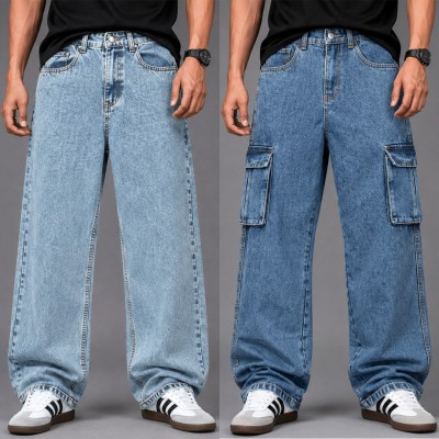 4/6 Pocket Denim Jeans 2PCS Combo - [4LIGHT & 6NEVY]