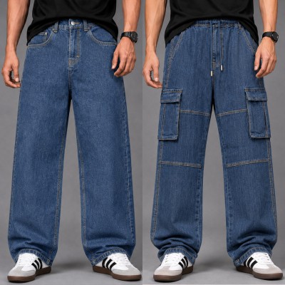 4/6 Pocket Denim Jeans 2PCS Combo - [4NEVY & 6NEVY]