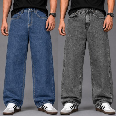 4 Pocket Denim Jeans 2PCS Combo - [4NEVY & 4ASH]