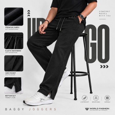 Premium Waffle Baggy Joggers