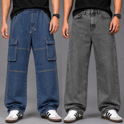 6/4 Pocket Denim Jeans 2PCS Combo - [6LIGHT & 4ASH]