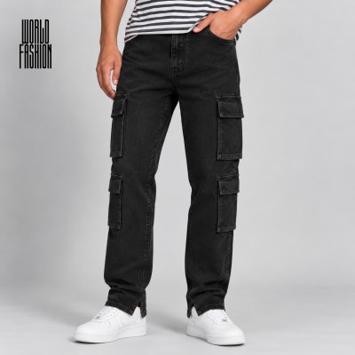 Urban Low Cut Cargo Denim - Black