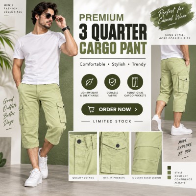 Premium Ripstop Cargo Shorts – Light Olive