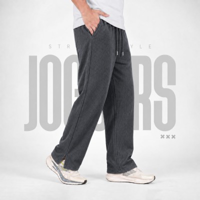 PREMIUM CHINA RIB JOGGERS - DEEP ASH