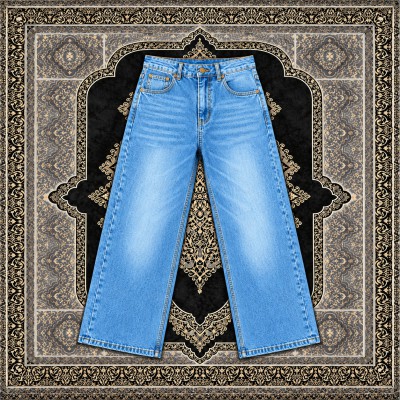 Vintage Washed Denim - Classic Light Blue