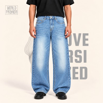 Vintage Washed Denim - Classic Light Blue