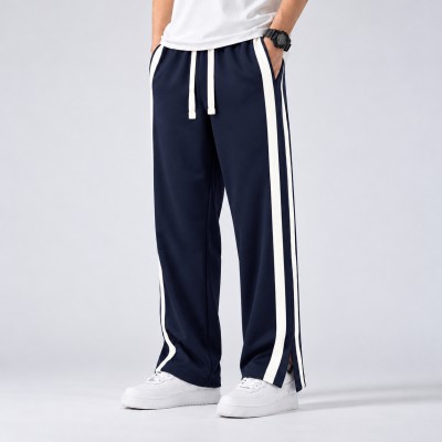 PREMIUM LOW-CUT BAGGY JOGGERS - NAVY-BLUE